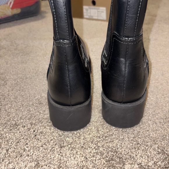 Old Navy Black Combat Boots - Picture 5 of 5